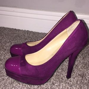 dark purple heels